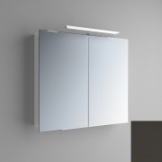 Дзеркальна шафа Marsan Therese-3 підвісна 65х70 см МДФ графіт THERESE3-графит