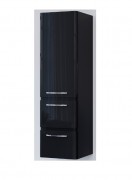 Пенал для ванної Marsan Adele 35х120 см МДФ чорний Adele35х120black