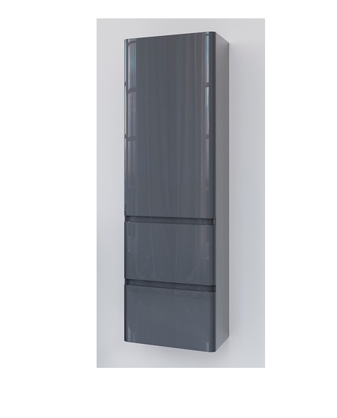 Пенал для ванної Marsan Adele 35х120 см МДФ графіт Adele35х120graphite