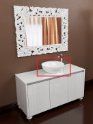 Раковина для ванной Marsan Тондо 420 накладная белый матовый Тондо420-2