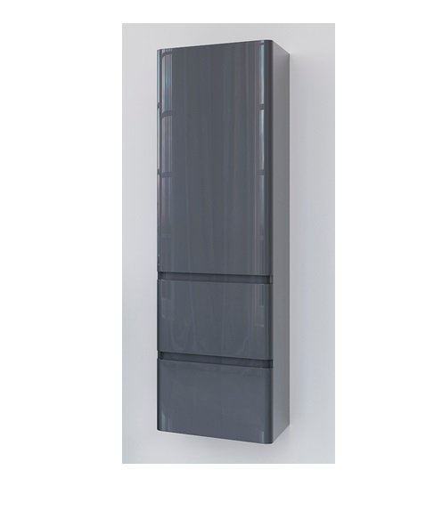 Пенал для ванної Marsan Adele 35х120 см МДФ графіт Adele35х120graphite