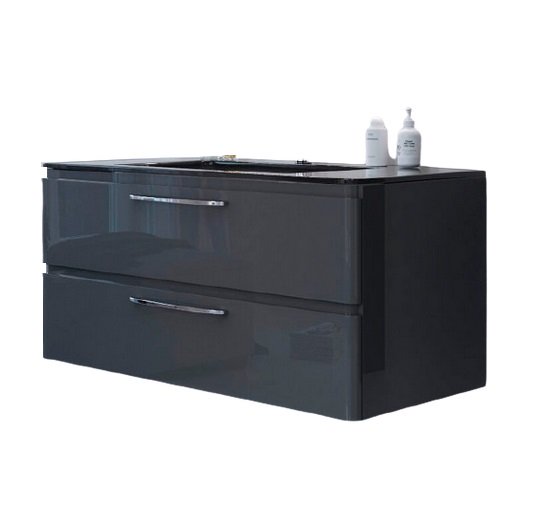 Тумба под раковину Marsan Adele 700 МДФ графит Adele700graphite