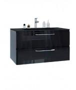 Тумба під раковину Marsan Adele 900 МДФ чорний Adele900black
