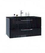 Тумба под раковину Marsan Adele 900 МДФ черный Adele900black