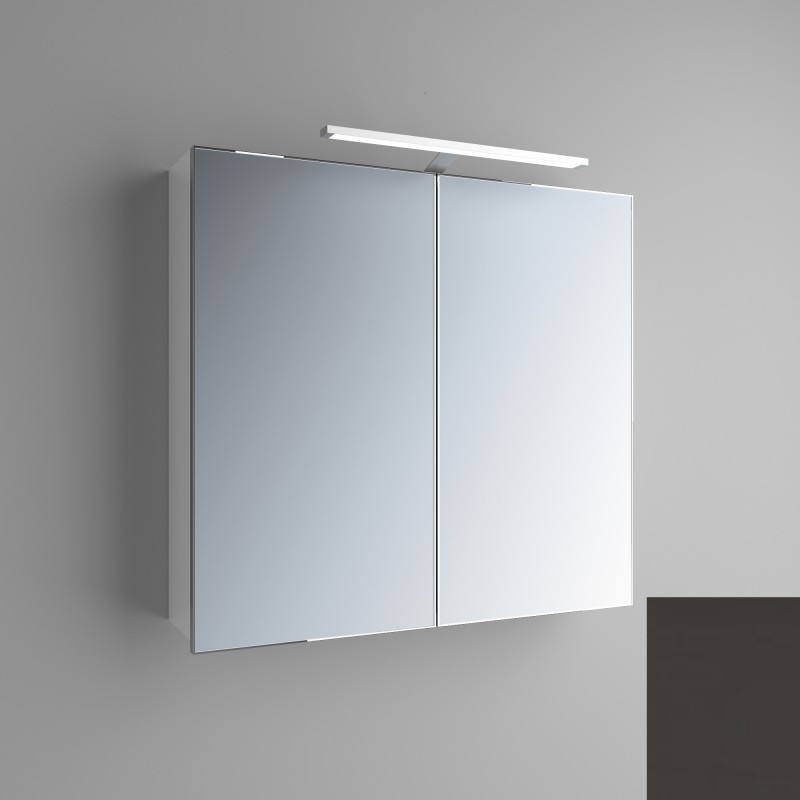 Зеркальный шкаф Marsan Therese-3 подвесной 65х100 см МДФ графит THERESE3-100графит