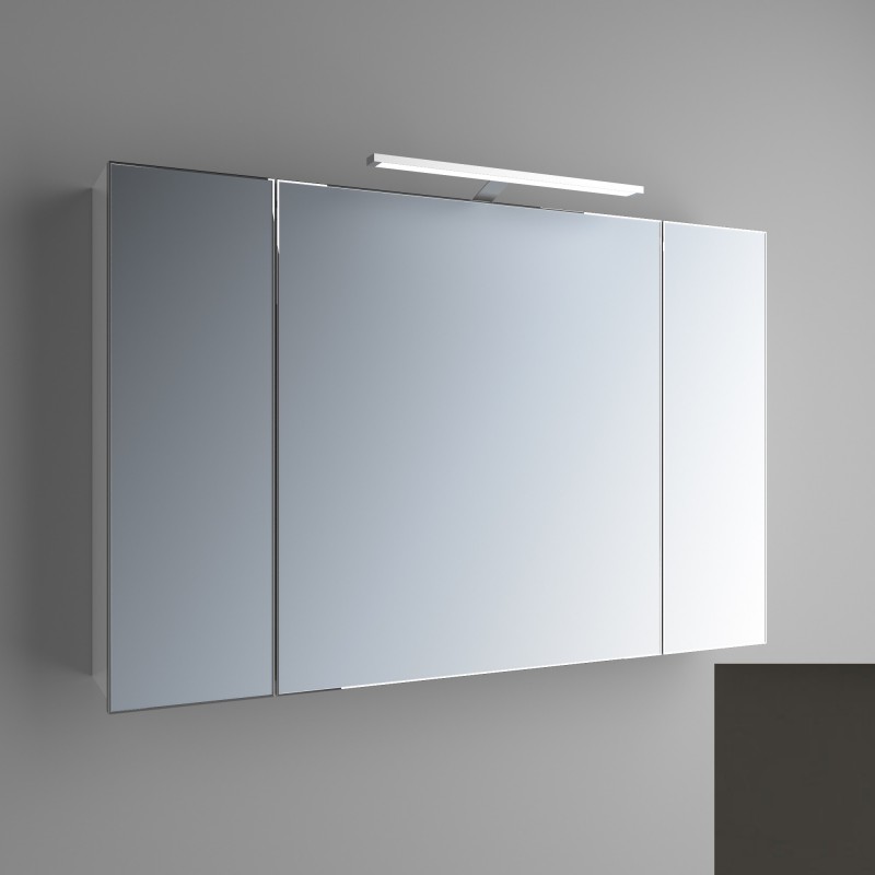 Дзеркальна шафа Marsan Therese-4 підвісна 65х100 см МДФ графіт THERESE4-100графит