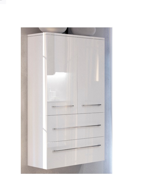 Пенал для ванной Marsan Alexandra 60х120 см МДФ белый Alexandra60х120white