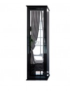 Пенал для ванної Marsan Amande 40х150 см МДФ чорний Amande400black