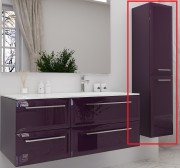 Пенал для ванной Marsan Aurore 150х35 МДФ баклажан Aurore150х35баклажан