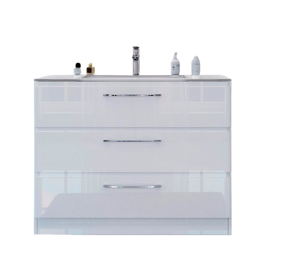 Тумба під раковину Marsan Adele-2 900 МДФ білий Adele2-900white