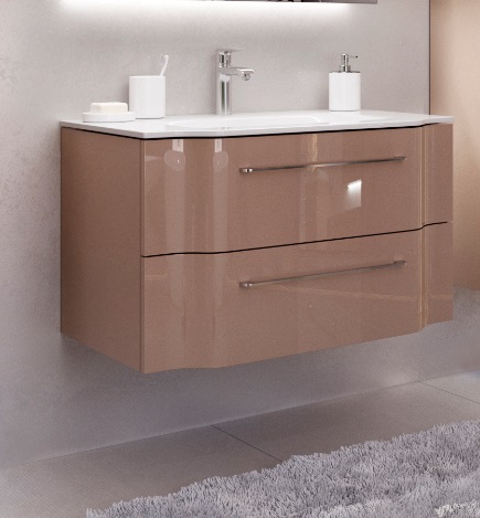 Тумба под раковину Marsan Alexandra 930 МДФ капучино Alexandra930cappuccino