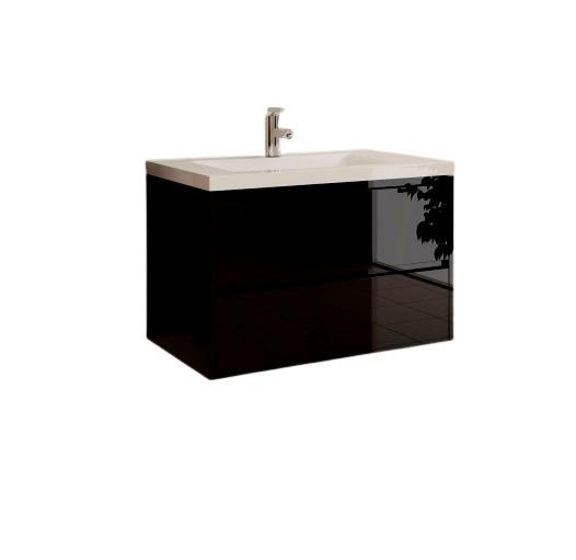 Тумба під раковину Marsan Alexis 800 МДФ чорний Alexis800black
