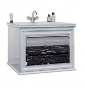 Тумба под раковину Marsan Amande 900 МДФ белый Amande900white