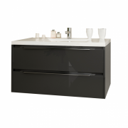 Тумба под раковину Marsan Therese 100х47.5 см МДФ графит THERESE100графит