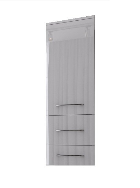 Пенал для ванной Marsan Alexandra 35х120 см МДФ белый Alexandra35х120white