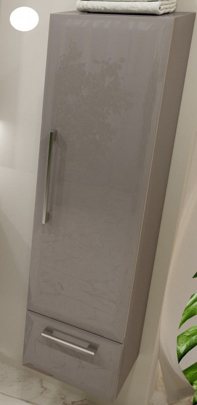 Пенал для ванної Marsan Aurore 130x31 МДФ білий Aurore130х31белий