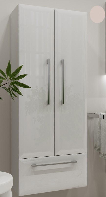 Пенал для ванной Marsan Aurore 130x50 МДФ капучино Aurore130х50капучино