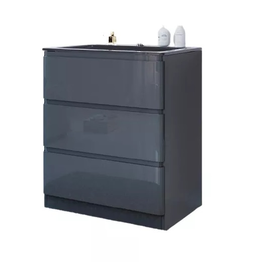 Тумба под раковину Marsan Adele-2 1100 МДФ графит Adele2-1100graphite