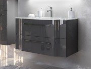 Тумба под раковину Marsan Alexandra 930 МДФ графит Alexandra930graphite