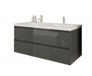 Тумба под раковину Marsan Alexis 1200 МДФ графит Alexis1200graphite