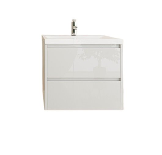 Тумба під раковину Marsan Alexis 600 МДФ білий Alexis600white
