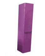 Пенал для ванної Marsan Brigitte 37х160 см з кошиком МДФ віолет Brigitte370violet-k