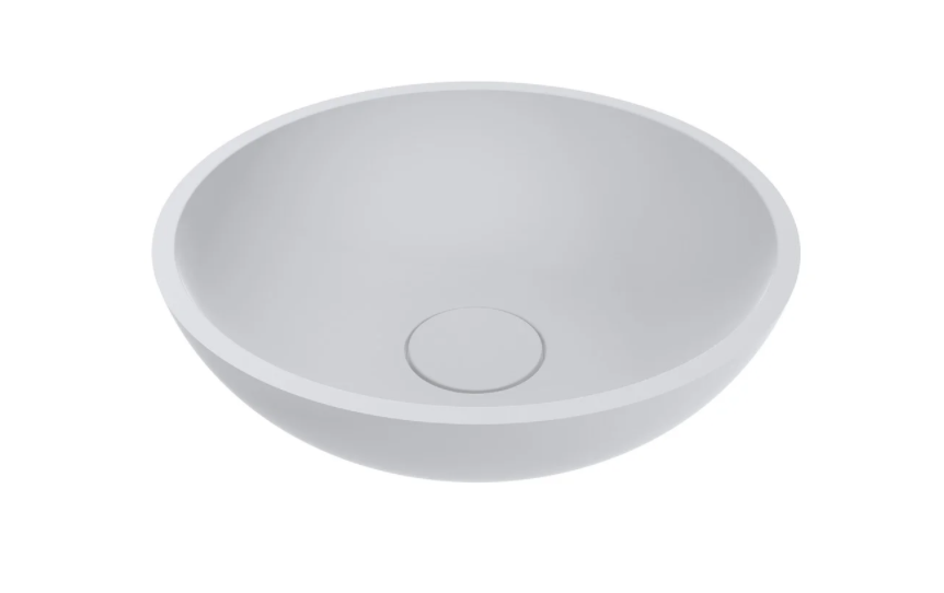 Раковина для ванной Miraggio Palermo 500 накладная белый матовый 0000231