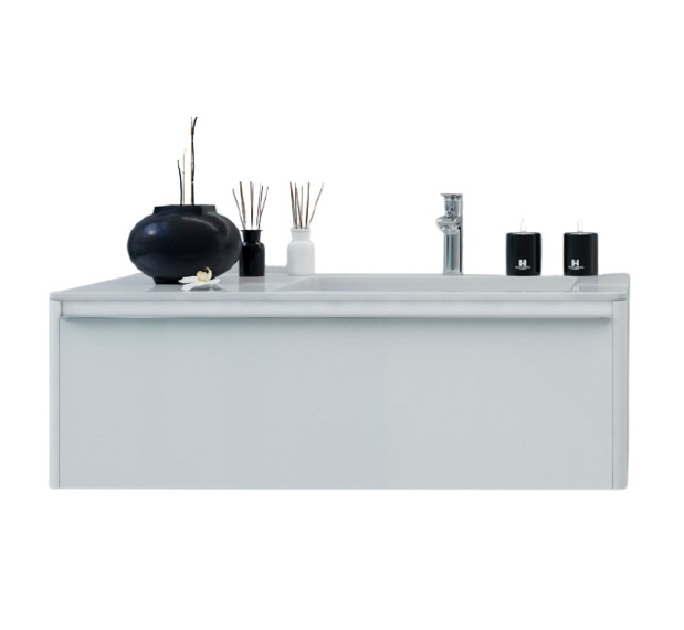 Тумба під раковину Marsan Brigitte 1100 МДФ білий Brigitte1100white