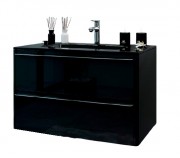 Тумба під раковину Marsan Brigitte-2 700 МДФ чорний Brigitte2-700black