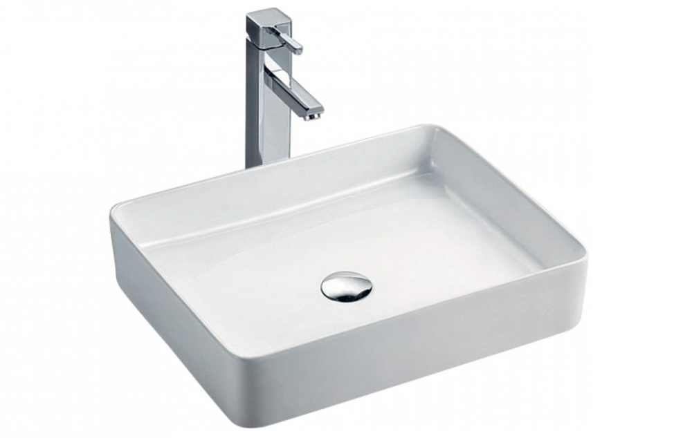 Раковина Koller Pool Kvadro 510х405 мм на столешницу KR-0510-WB