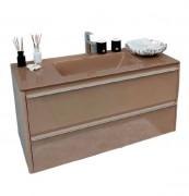 Тумба під раковину Marsan Brigitte-2 1100 МДФ капучино Brigitte2-1100cappuccino