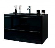 Тумба под раковину Marsan Brigitte-2 700 МДФ черный Brigitte2-700black