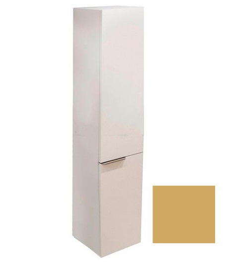 Пенал для ванной Marsan Chester 35х160 см с корзиной МДФ карри Chester35х160curry-k