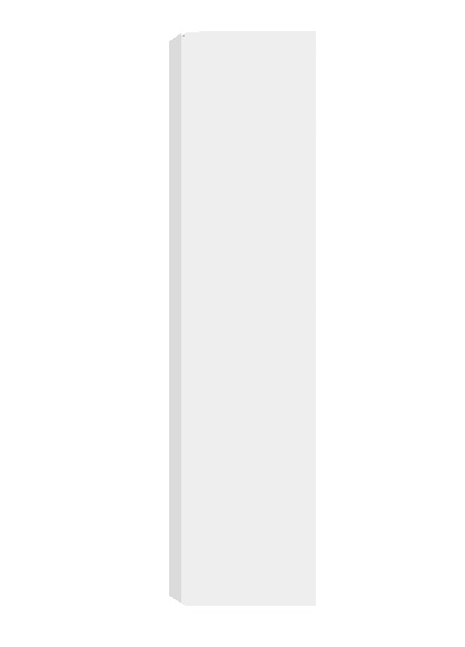 Пенал для ванної Marsan Chester 35х160 см МДФ білий Chester1-35х160white