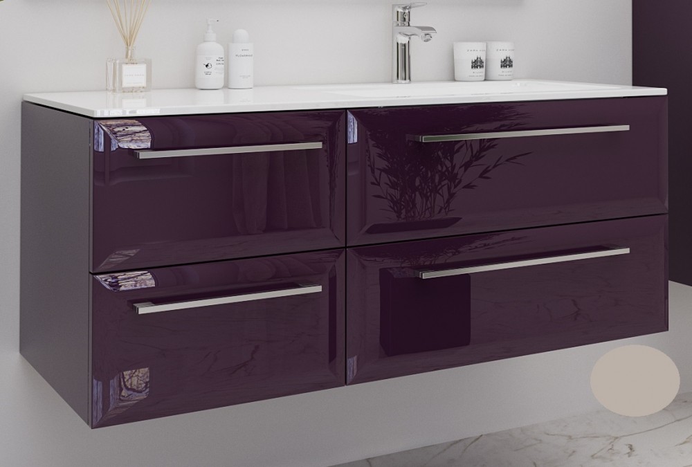 Тумба под раковину Marsan Aurore 1200 правая/левая МДФ капучино Aurore1200капучино