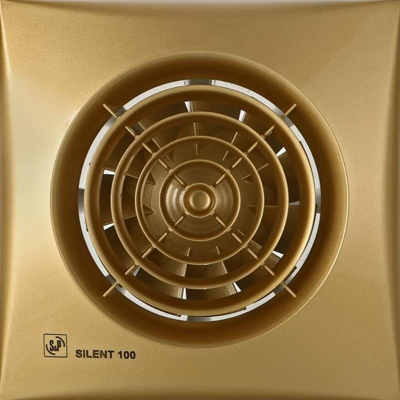 Бытовой вентилятор Soler&Palau Silent 100 CZ Gold осевой золото 5210604300