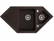 Мийка для кухні Marmorin Cire trapez 100х50 см штучний камінь Magranit коричневий 375 613 004