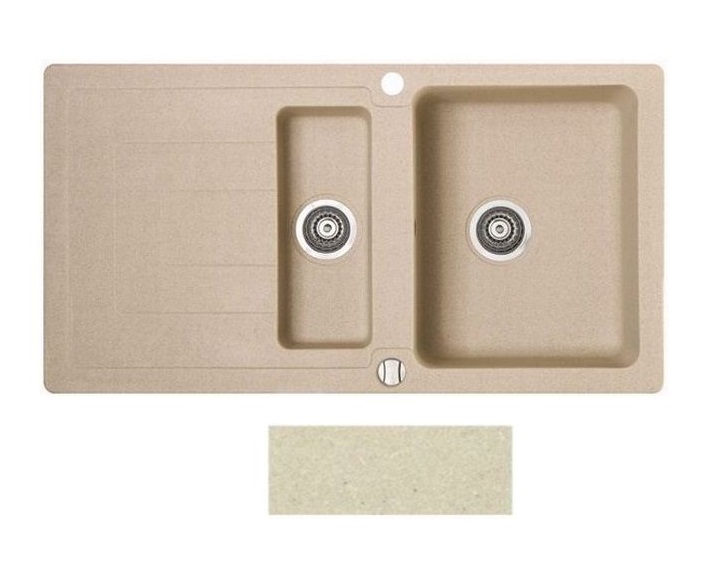 Мийка для кухні Marmorin Sten 1,5k 10 97х52 см штучний камінь Magranit сафарі 385 513 001