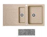 Мийка для кухні Marmorin Sten 1,5k 10 97х52 см штучний камінь Magranit сірий 385 513 003