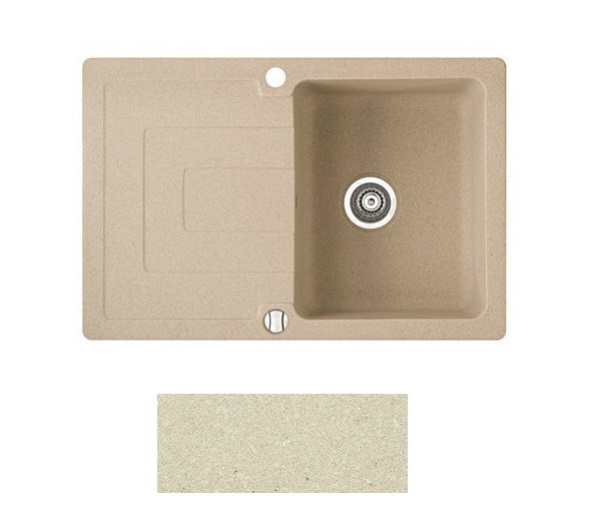Мойка для кухни Marmorin Sten 1k 10 78х52 см искусственный камень Magranit сафари 385 113 001