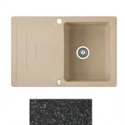 Мийка для кухні Marmorin Sten 1k 10 78х52 см штучний камінь Magranit чорний 385 113 002