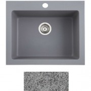 Мойка для кухни Marmorin Sten 1k 61х50.5 см искусственный камень Magranit серый 385 103 003