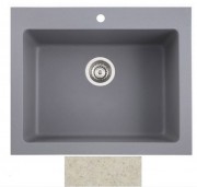 Мойка для кухни Marmorin Sten 1k 61х50.5 см искусственный камень Magranit песочный 385 103 007