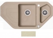 Мийка для кухні Marmorin Sten trapez 97х51 см штучний камінь Magranit сафарі 385 613 001