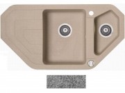 Мийка для кухні Marmorin Sten trapez 97х51 см штучний камінь Magranit сірий 385 613 003