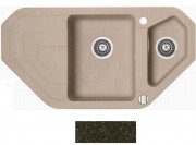 Мийка для кухні Marmorin Sten trapez 97х51 см штучний камінь Magranit коричневий 385 613 004