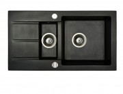 Мойка для кухни Marmorin Tama 1,5k 10 78х43,5 см искусственный камень Magranit черный 390 513 002