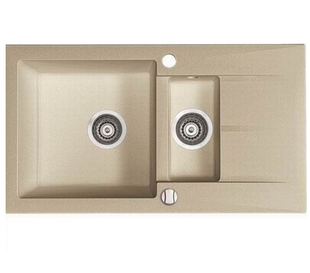 Мойка для кухни Marmorin Tama 1,5k 10 78х43,5 см искусственный камень Magranit песочный 390 513 007