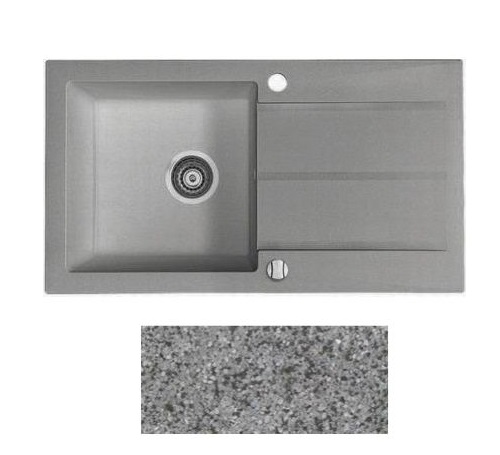 Мойка для кухни Marmorin Tama 1k 10 78х43,5 см искусственный камень Magranit серый 390 113 003