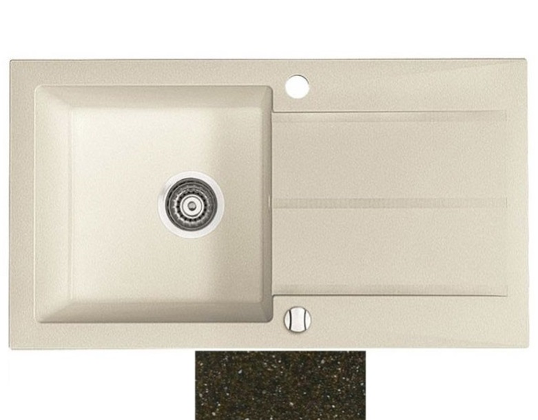 Мийка для кухні Marmorin Tama 1k 10 78х43,5 см штучний камінь Magranit коричневий 390 113 004